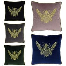 Image of Riva Paoletti Cerana Embroidered Piped Cushion Cover, 50 x 50 Cm