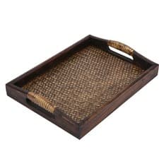 Image of Multi Purpose Serving Tray Plate For Tea Set Fruits Candies Food Home Hotel