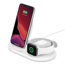 Image of Belkin Boost Charge 3-in-1 Wireless Charger for iPhone + Apple Watch + AirPods