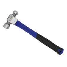 Image of Faithfull Ball Pein Hammer Fibreglass Shaft 680g 24oz Non Slip Grip FAIBPH24FGN