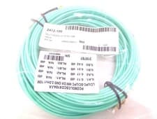 Image of 10M OM3 50/125 LC-SC Duplex LSZH, Aqua Fibre Lead. Brand New