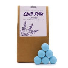 Image of Lavender Mini Bath Bombs | 30 Chill Pills Gift Pack 350g