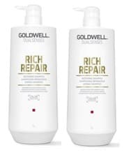 Image of Goldwell Dualsenses Rich Repair Restoring Shampoo 1 Litre Pack of 2