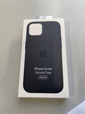 Image of Genuine / Official Apple iPhone 13 Mini apple silicone Case / Cover -black