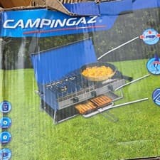 Image of Campingaz Chef Folding Double Burner Stove and Grill Compact 5800W