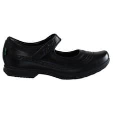 Image of Kickers Keavy Bar Mary Jane Kids Black Shoes