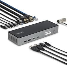Image of StarTech USB-C Triple Monitor Dock DK30C2DPEPRUE - RRP £241 - Docking Station