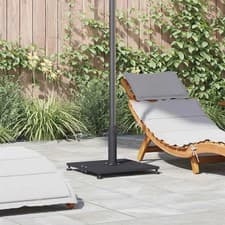 Image of Outdoor Umbrella Base Dark grey 45 x 45 x 31 cm Steel vidaXL