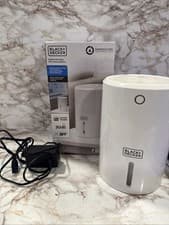 Image of BLACK+DECKER Dehumidifier BXEH60001GB 900ml Portable Mini in White