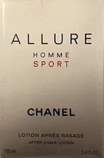 Image of 💝 CHANEL ALLURE HOMME SPORT Lotion Après Shave 100ml Original Box/New