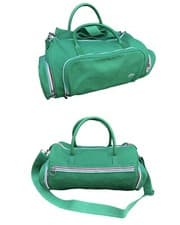 Image of LACOSTE HOLDALL Vintage M93 Canvas 54 Croc Green NEW