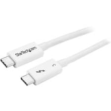 Image of Startech 1.6Ft 50Cm Thunderbolt 3 Cable 40Gbps 100W Pd 4K/5K Video Thunderbolt-C