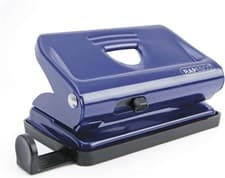 Image of Rapesco PF810ML1 810 2-Hole Metal Punch, 12 Sheets Capacity, Blue