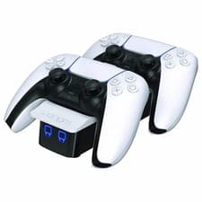 Image of Venom PS5 Controller Twin Docking Station - White (PS5)