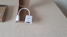 Image of Amazon Basics DisplayPort to VGA Adapter White New boxed
