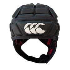 Image of Canterbury Raze Headguard Rugby Junior Medium Black Size XS Black New!