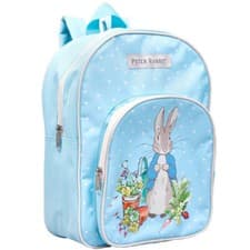 Image of PETER RABBIT POLKA DOT BAG LUXURY BACKPACK KIDS NURSERY SCHOOL LUNCH RUCKSACK