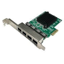 Image of New 4Port Gigabit Mini PCI-e PCIe Network Adapter Card NIC For Realtek Chipset