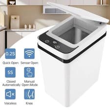 Image of 12L Automatic Trash Can Smart Motion Sensor Waste Bin Rubbish Kitchen Trashcan
