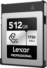 Image of Lexar 512GB Professional CFexpress Type B Silver Series 1750MB/s Memory Card