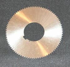Image of HSS SLITTING SAW 3″ DIA X 1/16 WIDE X 74 TEETH 1" Bore