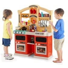 Image of Large Kids Play Kitchen 69PCS Pretend Kitchen Toy Set Children Cooking Role Gift