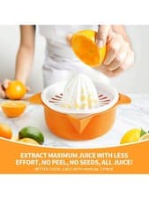 Image of Heavy Duty Manual Citrus Juicer Lemon Orange Squeezer 250ml Kitchen Press Pro XL
