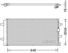 Image of Denso Aircon Condenser DCN02044