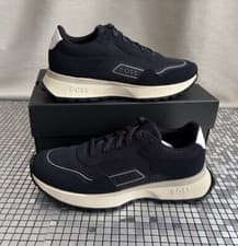 Image of Hugo Boss Jonah Runn Men’s Luxury Trainers Size UK 8 EURO 42