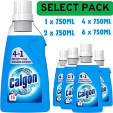 Image of Calgon 4-in-1 Washing Machine Cleaner Gel 750ml Limescale Remover Water Softener