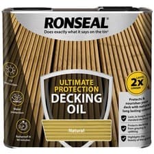 Image of Ronseal Ultimate Protection Decking Oil Natural 2.5 litre