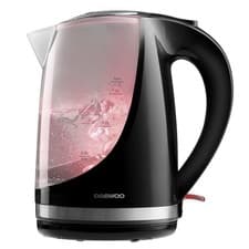 Image of Daewoo 1.7L Cordless Kettle with Stainless Steel Lid - 1.7 Litres, Black 