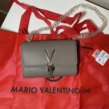 Image of Mario Valentino Taupe Crossbody & Clutch Bag – One Size – Brand New with Tags
