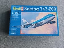 Image of Revell Boeing 747-200 KLM Airline Model Kit 1/450 Scale