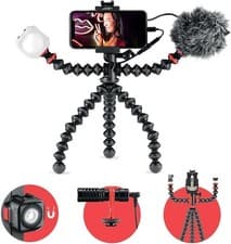 Image of JOBY GorillaPod Mobile Vlogging Kit Smartphone Tripod Mic LED Light JB01645