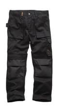 Image of Scruffs Worker Trousers / No Holster Pockets In Black Size 30R