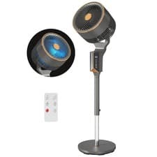 Image of HOMCOM 20 dB Silent Standing Fan, 46" Pedestal Fan with 85° Oscillating