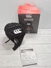 Image of Canterbury Xsmall Kids Teens Rugby Unisex Raze Protective Headguard (Black)