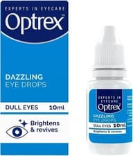 Image of Optrex Eyedew Dazzling Eye Drops 10ml for Dull White Dazzling Eyes Expert Care