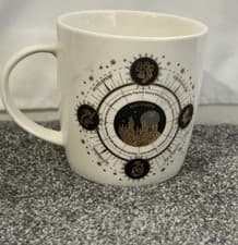 Image of Harry Potter Hogwarts Mug – Gold Detail House Crest Coffee Cup