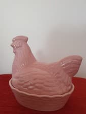 Image of Mason and Cash Pink China Hen On Nest Excellent Condition No Chips Cracks