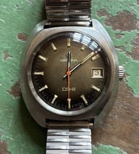 Image of Vintage Certina Ds2..Rare Flat Case Back..Serviced