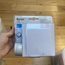 Image of Byron 720 Wired Doorbell Set - 720K Classic Doorbell White