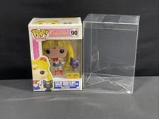 Image of Funko Pop! Sailor Moon With Moon Stick And Luna #90 Hot Topic Exclusive