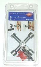 Image of Knipex 00 11 03 Utilities Control Cabinet Key Electricity Gas