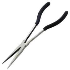 Image of 11" Long 275mm Straight Nose , Extra Long Reach Needle Nose Pliers With Grip-Uk
