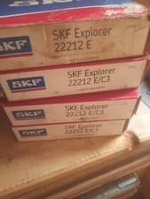 Image of 22212 E/C3 Spherical Roller Bearing Premium Brand SKF 60x110x28mm