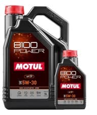 Image of Motul 8100 Power 5W30 Fully Synthetic Engine Oil 6L ESTER Technology 111801