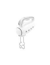 Image of Smeg HMF01WHUK 50's Style Hand Mixer 3 Different Types Of Whisks Included