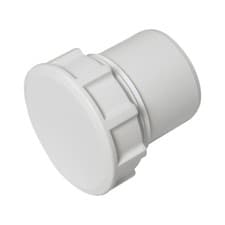 Image of 32mm Access Plug, ABS Solvent Weld Waste Fitting, Drainage & Plumbing, White